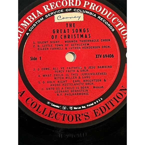 The‎ Great Songs of Christmas Collector's Edition Vinyl LP 1960s Holiday tested - Picture 4 of 6